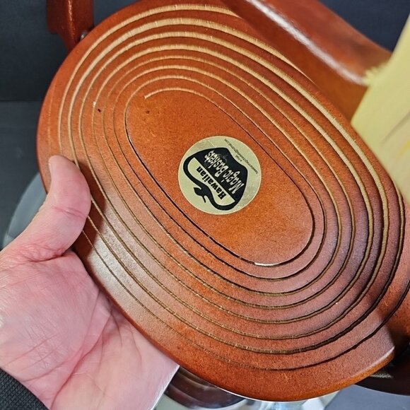 HAWAIIAN MAGIC BASKET WOODEN ROOSTER (BREAD BASKET) FARMHOUSE CHIC - Picture 11 of 16